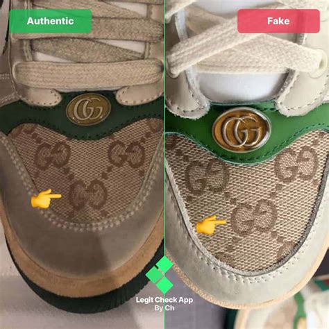 gucci fake hoes|how to tell gucci shoes were real.